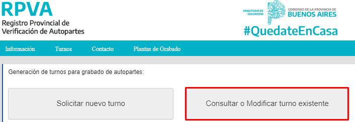 anular turno grabado de autopartes